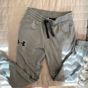 Under Armor joggers.